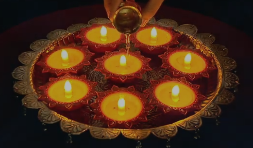 Lotus Water Sensor Diya